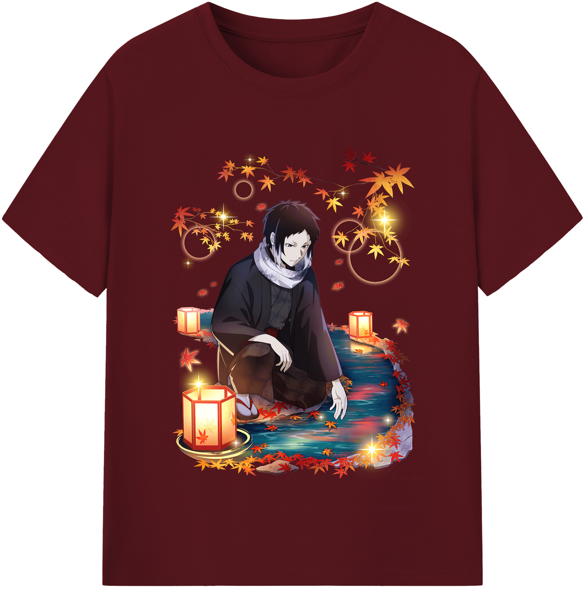 （画像用） 文豪ストレイドッグス Bungo Stray Dogs 綿100％半袖Tシャツ（フロントプリント）